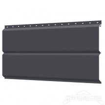 Сайдинг металлический Евробрус RAL7024 Серый Графит, толщина 0,45