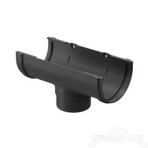 Воронка для водостока Деке Премиум 120/80мм RAL 7024 графит