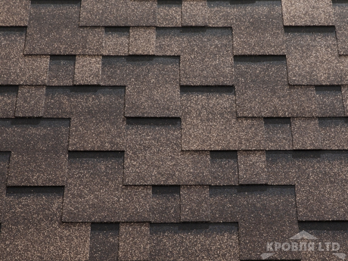 Гибкая черепица Катепал Коллекция Rocky цвет Махагон