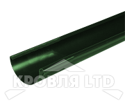 Желоб полукруглый для водостока Foramina PUR 150мм 3м RAL 6005 зеленый мох