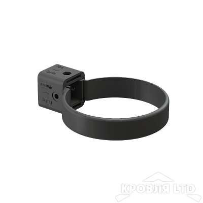 Хомут универсальный для водостока Деке Премиум RAL7024 графит