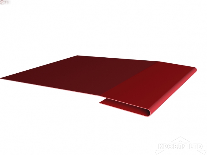 Планка начальная, Полиэстер RAL 3003 рубиново-красный, толщина 0,45