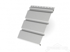 Софит тройной пластиковый без перфорации ТН  цвет белый, 3,0 м