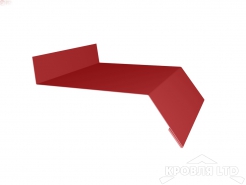 Отлив 100, Полиэстер RAL 3003 рубиново-красный, толщина 0,45