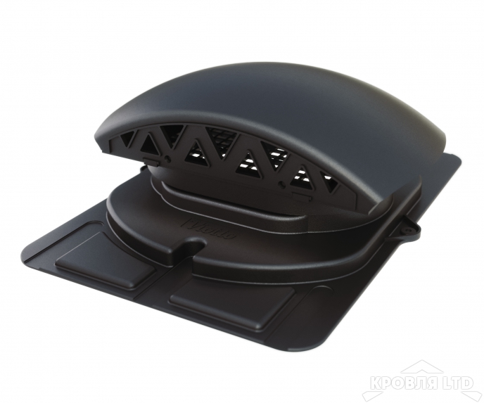 Вентилятор Viotto подкровельного пространства с универсальным проходным элементом rall9005. Черепаха