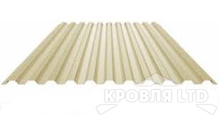 Профнастил С21, Полиэстер RAL 1014 слоновая кость, толщина 0,45