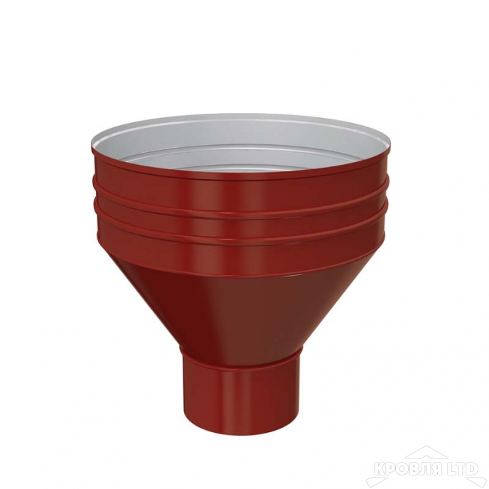 Воронка водосборная Проект 185/150 Ral 3011 коричневокрасный