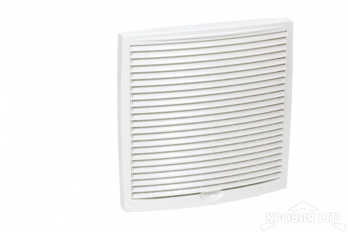 Наружная вентиляционная решетка 240х240 цвет белый