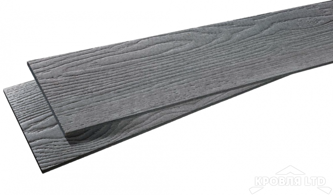 Фасадная Панель Фибратек 3000x190x8мм  Графит