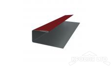 J-Профиль, Полиэстер RAL 3005 красное вино, толщина 0,45