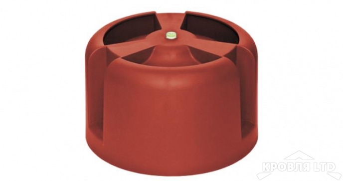 Колпак кровельный Krovent HupСap красный 270 для труб Pipe-VT 125 is и Pipe-VT 150 is