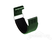 Соединитель желоба для водостока Foramina PUR 125 мм RAL 6005 зеленый мох