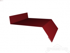 Отлив 100, Полиэстер RAL 3011 коричнево-красный, толщина 0,45