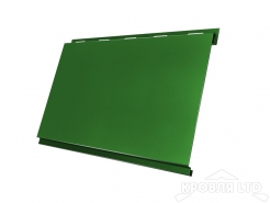 Сайдинг металлический Вертикаль, Полиэстер RAL 6002 лиственно-зеленый, толщина 0,45