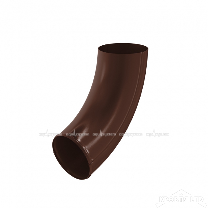 Отвод трубы для водостока Аквасистем 100мм RAL 8017 шоколад