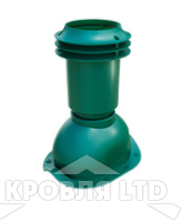 Выход вентиляции канализации  Viotto для металлочерепицы rall6005.