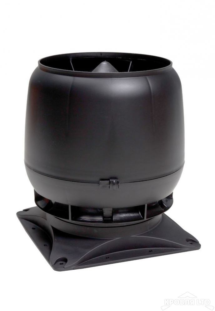 Вентиляционный выход Vilpe 160S 300x300 цвет черный