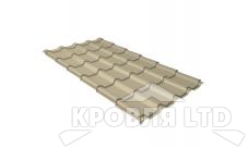 Металлочерепица Камея, Полиэстер RAL    1015 светлая слоновая кость, толщина 0,5