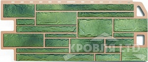 Фасадная панель Альта-Профиль Камень малахит