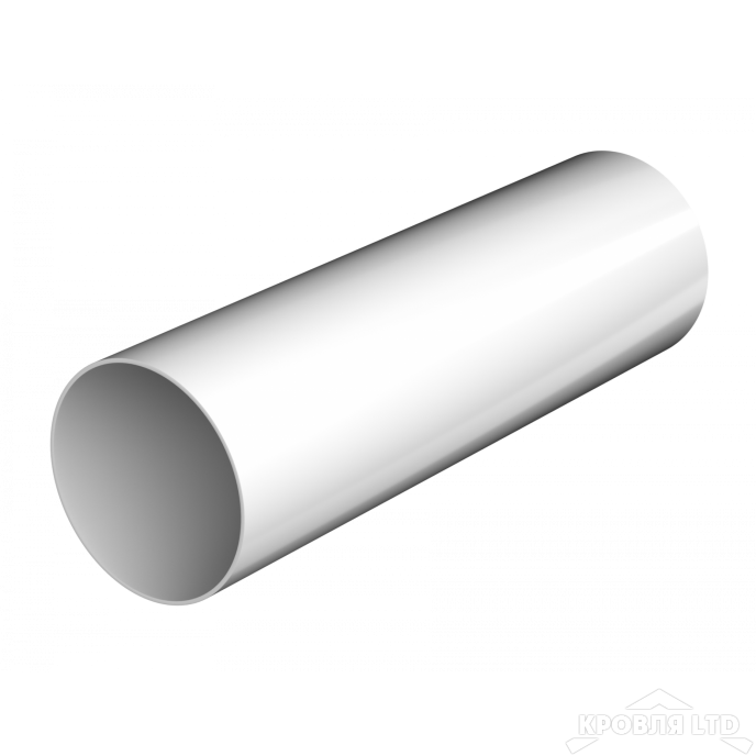 ТН ПВХ D125/82 ММ ТРУБА (3 М) БЕЛЫЙ Rall 9003