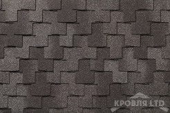 Гибкая черепица Roofshield  серия Premium Фьюжн Серый жемчуг.