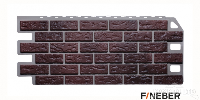 Фасадная панель FineBer Кирпич Жженый