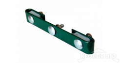 Крепление хомут 62х55 для наконечника для Ограждения ГрандЛайн RAL 6005 зеленый мох