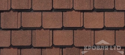 Гибкая черепица Certain Teed коллекция Grand Manor Shangle цвет Terra Cotta