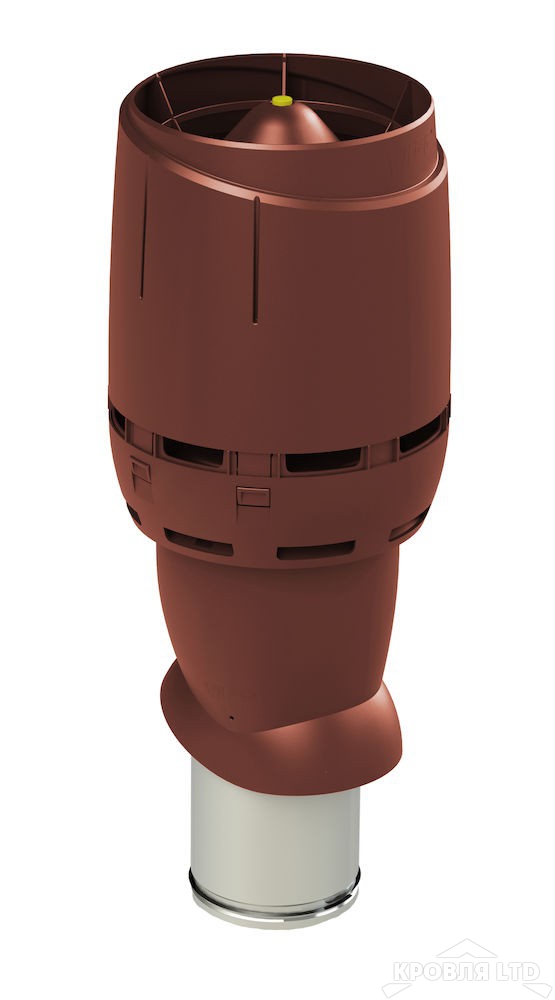 Вентиляционный выход Vilpe FLOW 160P/IS/500 цвет красный