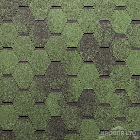 Гибкая черепица Тегола серия Категория БИЗНЕС UNICA VENETO цвет Verde 474