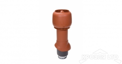 Вентиляционный выход Vilpe 125P/IS/500 цвет кирпичный