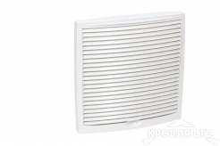 Наружная вентиляционная решетка 240х240 цвет белый