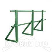 Кровельное ограждение Roofsystems серия ECONOM H-600 d25, Полиэстер RAL 6005 зеленый мох, 3м