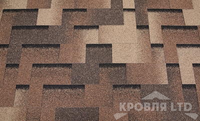 Гибкая черепица Roofshield  серия Family light коллекция Модерн цвет Сандаловый