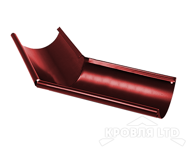 Угол желоба внешний Foramina PUR 135гр 125 мм RAL 3005 красное вино