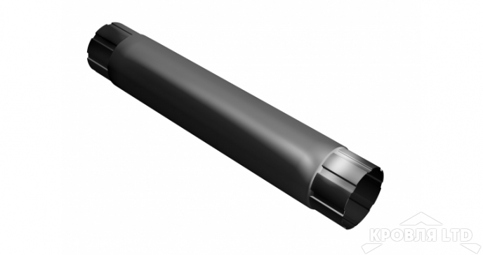 Труба круглая Грендлайн 90мм 1м RAL 9005 черный