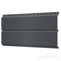 Сайдинг металлический Евробрус RAL7024 Серый Графит Стальной Бархат, толщина 0,5