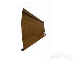 Сайдинг металлический "Финская доска Широкая" под дерево КЕДР 008 3D 0,45