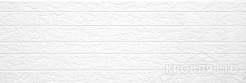 Декоративная теплоизолирующая панель COSTUNE Крупнозернистый кирпич белый