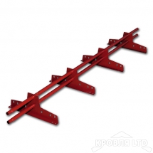 Снегозадержатель Roofsystems серия EСONOM d-25 EURO, Полиэстер RAL 3005красное вино, 3м