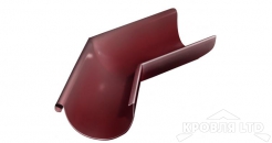 Угол желоба внешний 135 гр Грендлайн 125 мм RAL 3005 красное вино