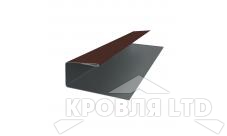 J-Профиль, Полиэстер RAL 8017 шоколад, толщина 0,45