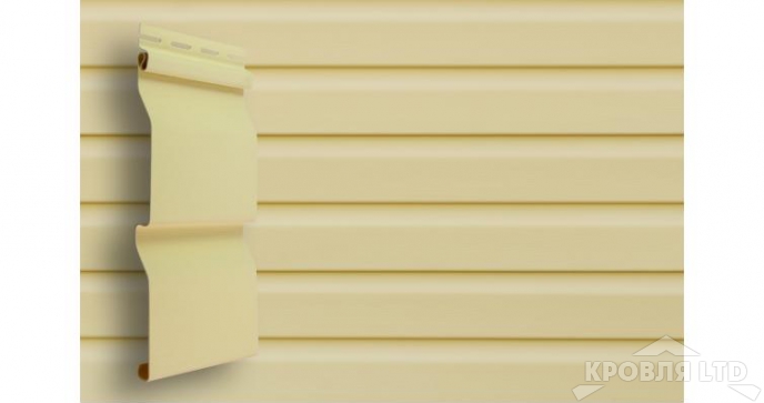 Сайдинг виниловый GL Корабельная доска  ванильный 3,6 м