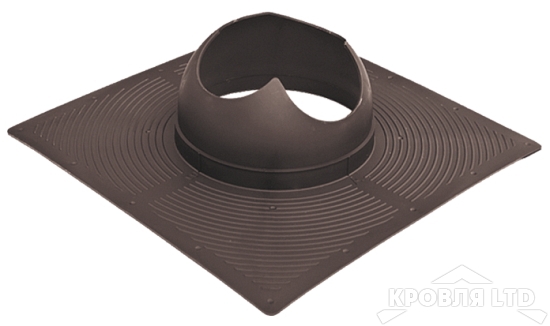 Основание для вентеляционной трубы Krovent Base-VT  110 коричневый для гибкой черепицы