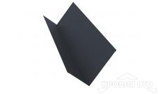 Планка примыкания 90х140, Полиэстер RAL 7024 мокрый асфальт, толщина 0,45