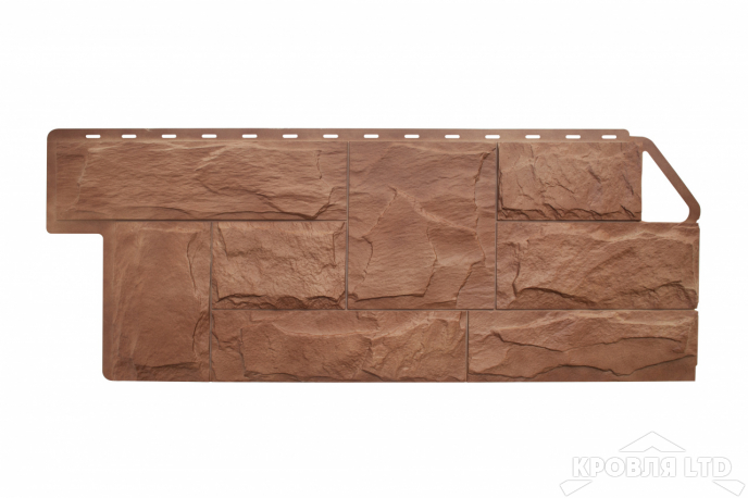 Фасадная панель Альта-Профиль Гранит Эко Терракотовый