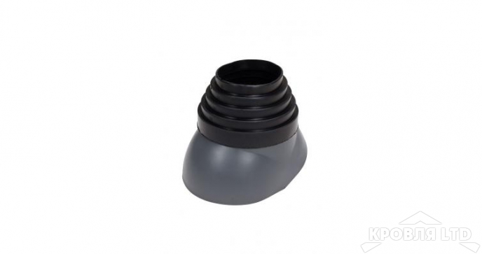 Ворот трубы Vilpe пластиковый цвет серый  (110-155мм)