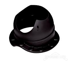 Основание для вентеляционной трубы Krovent Base-VT Wave 125/150 черный для металлочерепицы