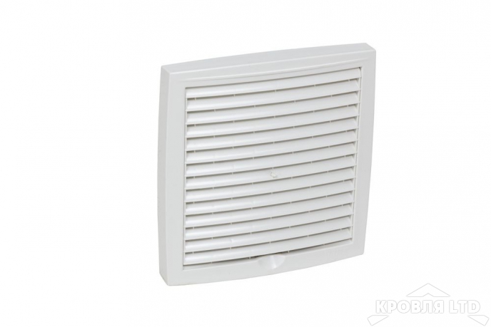 Наружная вентиляционная решетка 150х150 цвет белый