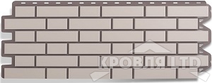 Фасадная панель Альта-Профиль Кирпич клинкерный белый